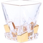 Bohemia 1845 Чаша за уиски Bohemia 1845 Crack Gold 310ml, 6 броя
