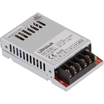UltraLux Захранване, стабилизирaно, 12V DC, 15W, IP20 (ZSLNW1215)