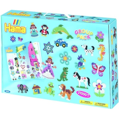 HAMA Hama zažehlovací Korálky Group projekt sada 21000ks MIDI H3096