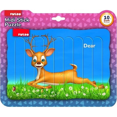 Puedo Образователен пъзел Puedo - Макси животни, двустранен, асортимент (B2219)