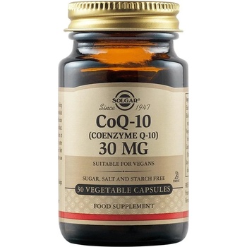 Solgar CoQ-10, 30 mg, 30 растителни капсули, Solgar