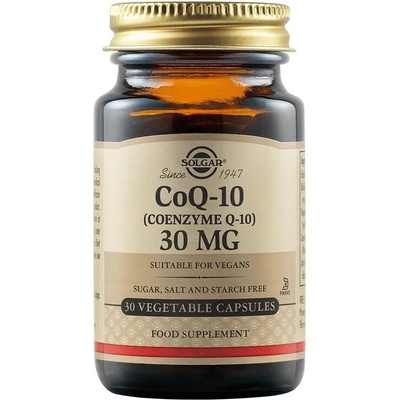 Solgar CoQ-10, 30 mg, 30 растителни капсули, Solgar