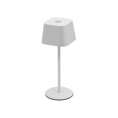 Akumulátorová stolná lampička MALTA biela 20,5 x 7,5 x 7,5 cm, 2.600 mAh LP-MT-WT