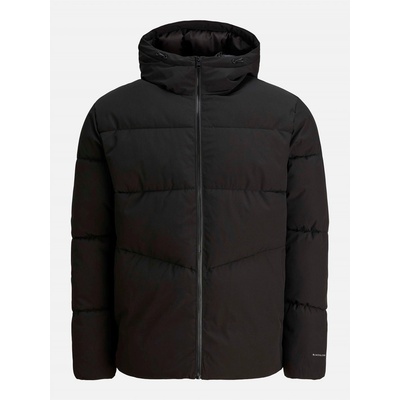 Jack and Jones Мъжко яке Jack and Jones Global Jacket Short Puffer Jacket Mens Plus - Black