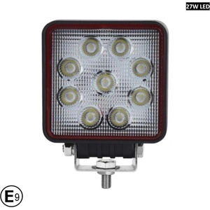  10См 27W Супер Мощен Квадратен PRO Led Диоден Халоген Лед Лампа Прожектор 12-24V