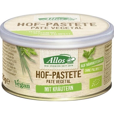 Allos Paštéta s bylinkami vegan BIO 125 g