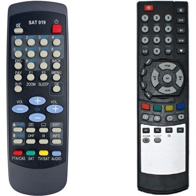 съвместим Bigsat bs-s780, bs-s100 - заместител дистанционно управление (bs-s780, bs-s100)