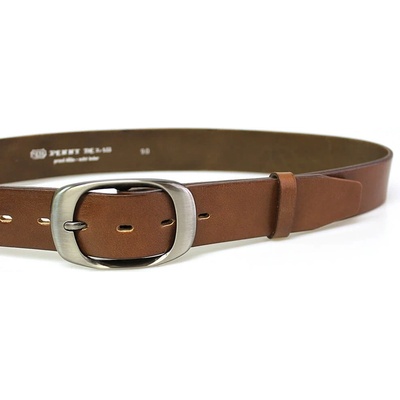 Penny Belts dámský kožený opasek 72NKS-48 hnědý