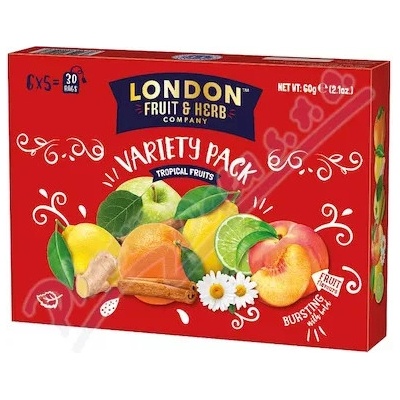 London Fruit & Herb sada tropické plody 30 x 2 g