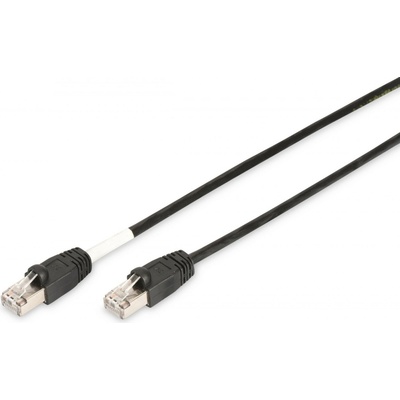 Digitus DK-1644-100/BL-OD RJ45 CAT 6 S/FTP 10m černý