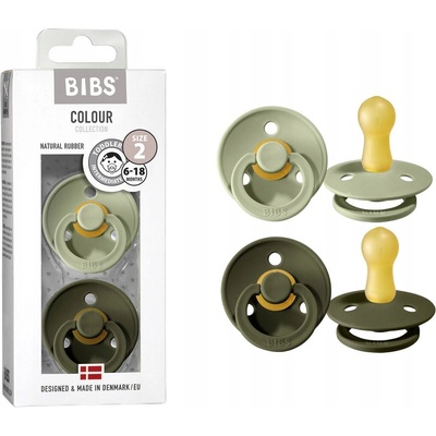 Bibs kaučuk 2ks Sage/Hunter green