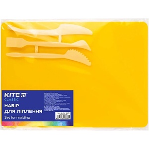  Дъска с нож за пластелин Kite Classic Жълт (1616008-02-K-1140-08)