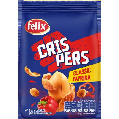 Felix Arašidy vyprážané v škrupine Crispers paprikové 125 g