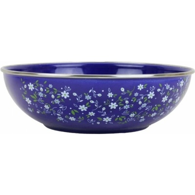 BELIS Smaltovaná miska 18 cm 0.8 l malá ROMANCE modrá 45018-009DDEX5