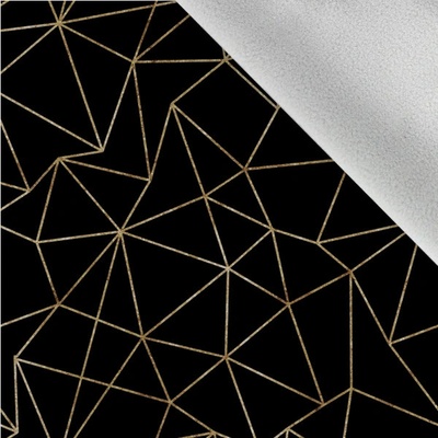 Látka softshell zimní geometrický vzor nola