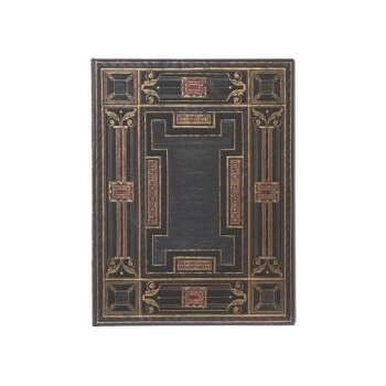 Image 1 of Onyx (Asterales) Ultra Unlined Hardback Journal (Elastic Band Closure) | Paperblanks