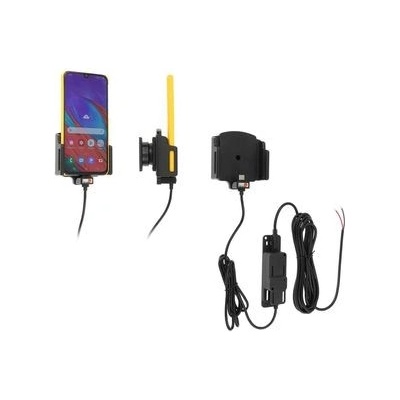 Brodit držák do auta na mobilní telefon s USB-C nastavitelný se skrytým nab. š.62-77 mm, tl.2-10mm 727202