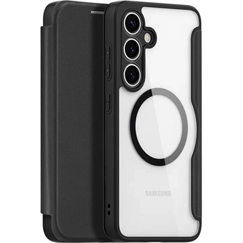 Dux Ducis Samsung S25 DUX DUX DUCIS SKIN X PRO калъф с кожен ефект FLIP, MagSafe, BLACK GP-164927 (GP-164927)