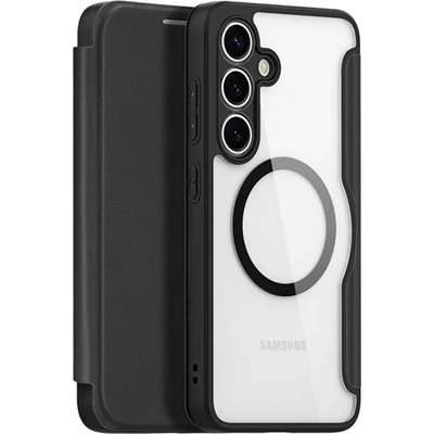 Dux Ducis Samsung S25 DUX DUX DUCIS SKIN X PRO калъф с кожен ефект FLIP, MagSafe, BLACK GP-164927 (GP-164927)