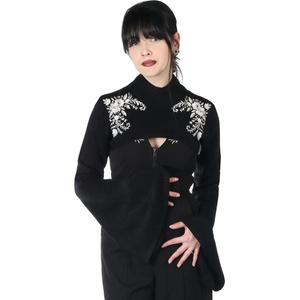 KILLSTAR дамско болеро KILLSTAR - Petal & Pine - Black/Ivory - KSRA014180