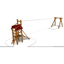 Playground System Lanová dráha (lanovka) z agátu Evka