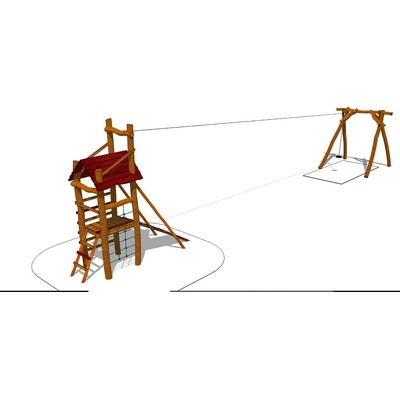 Playground System Lanová dráha (lanovka) z agátu Evka