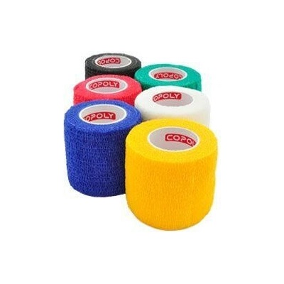 CoPoly ovínadlo elast. 5 cm x 4, 5 m POTISK MIX 12 ks