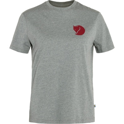 Fjällräven Logo T shirt W Grey Melange