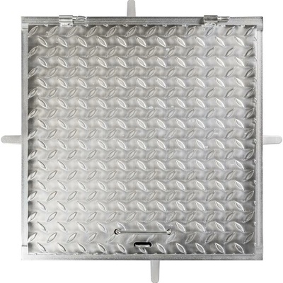 Scobax Steelsafe Zinc poklop hranatý 554 x 454 mm stříbrná – Zboží Dáma