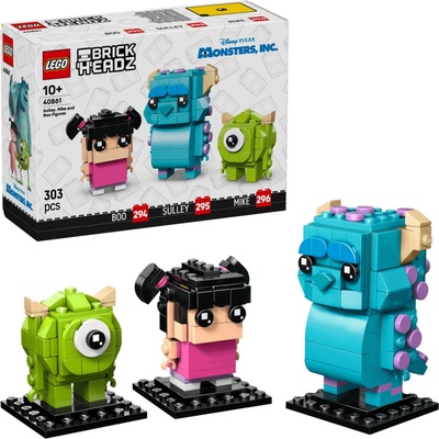 LEGO® BrickHeadz™ 40861 Figúrky: Sulley, Mike a Boo