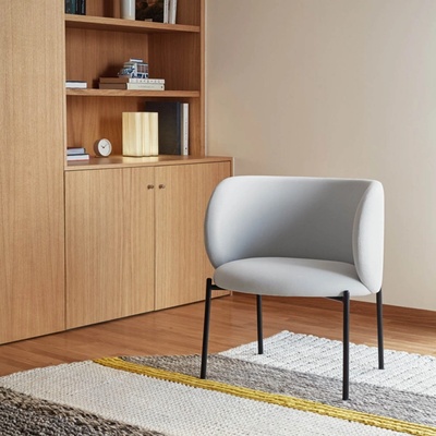 Teulat Mogi světle šedé látkové lounge