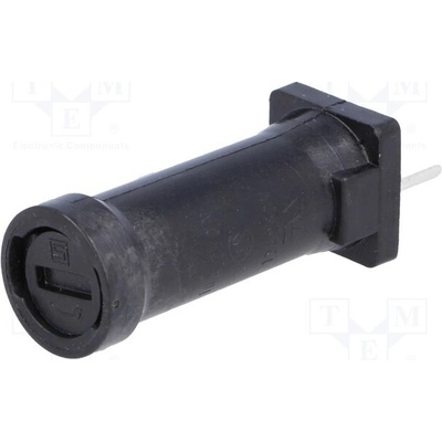 SCHURTER 0031.3751 Zásuvka; válcové pojistky; THT; 5x20mm; 6,3A; termoplast; UL94V-0