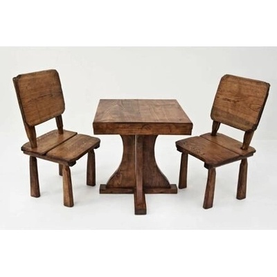 Max Meble Zahradní set Stefanos IV s jednou nohou stolu Přírodní