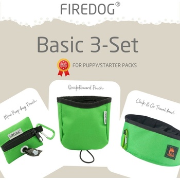 Firedog Basic 3-Set nylon zelený