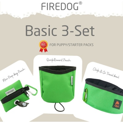 Firedog Basic 3-Set nylon zelený