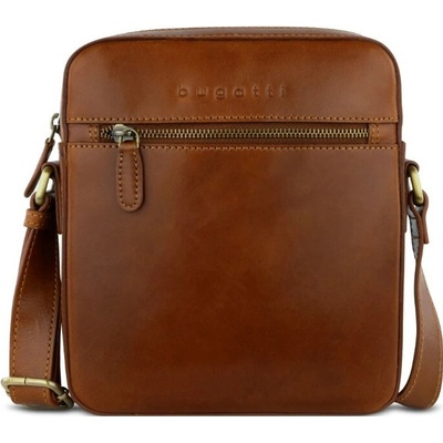 Bugatti Pánska kožená crossbody taška Remo 49239007