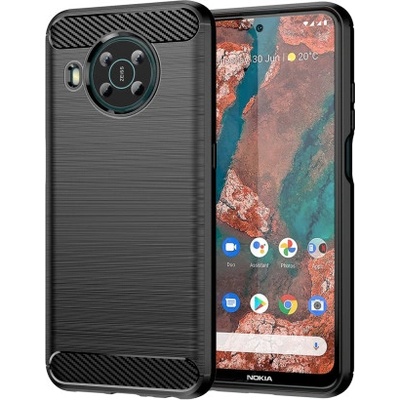 Púzdro MG Carbon Case Flexible Nokia X100, čierne