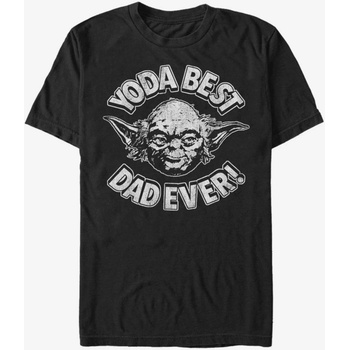 ZOOT. Fan Черна унисекс тениска ZOOT. Fan Star Wars Yoda Най-добрият баща ZOOT. Fan | Cheren | МЪЖЕ | L