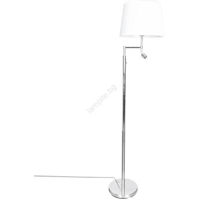 By Rydéns 1988780-5000 LED стояща лампа ORLANDO 1xE27/5W/230V+LED/3W бяла/хром (RS0001)