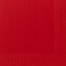 Duni Jednofarebné servítky červená 2V 33x33cm 125ks