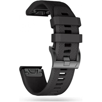 Tech-Protect Каишка Tech-Protect Smooth за Garmin Fenix 3 / 5X / 3HR / 5X Plus / 6X / 6X Pro / 7X, черна (5906735412598)