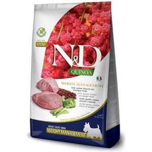 N&D Quinoa Adult Mini Weight Managment lamb 7 kg