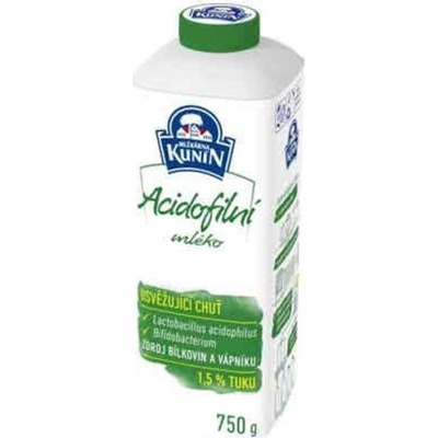 Mlékárna Kunín Acidofilní mléko 750g – Zboží Dáma
