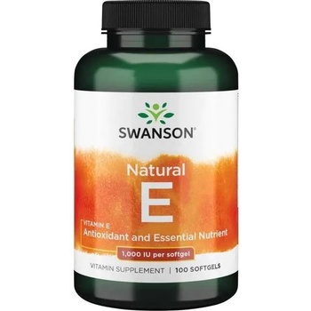 Swanson Natural Vitamin E, 671.1 mg, 100 меки капсули, Swanson