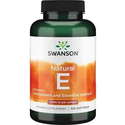 Swanson Natural Vitamin E, 671.1 mg, 100 меки капсули, Swanson