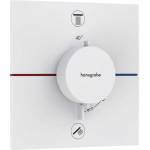 Hansgrohe ShowerSelect Comfort - Термостатен смесител за вграждане, за 2 консуматора, бял мат 15572700 (15572700)