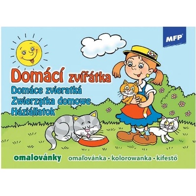 Omalovánky A5 Domáce zvieratká