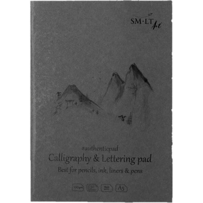 SMLT Blok caligraphy & lettering pad pro kaligrafii A5 100g/m2 50 listů