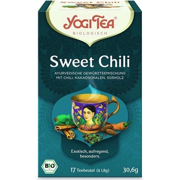 YOGI TEA BIO ajurvédský čaj Sweet chilli Tea 17 x 1,8 g