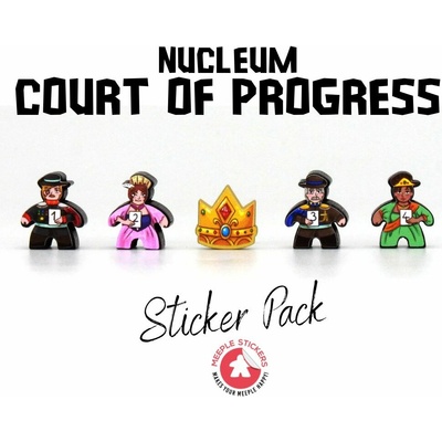 Meeple Stickers samolepky pro Nucleum court of progress